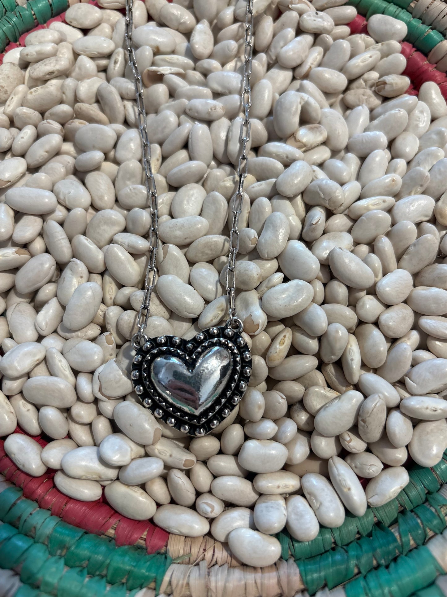 BUBBLE HEART NECKLACE