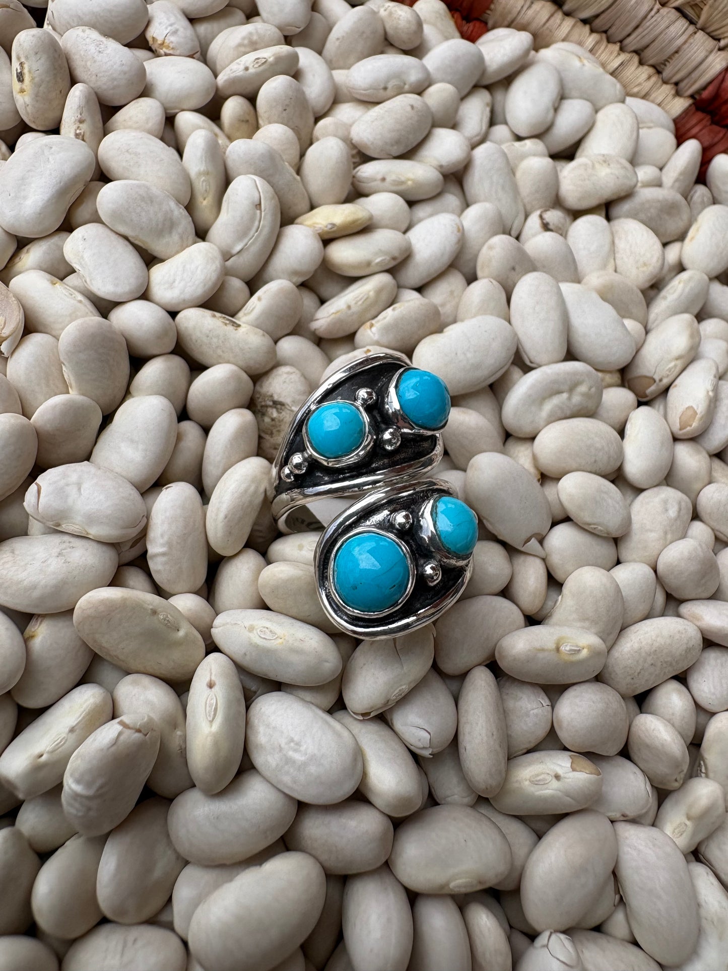 Adjustable Turquoise Wrap Ring