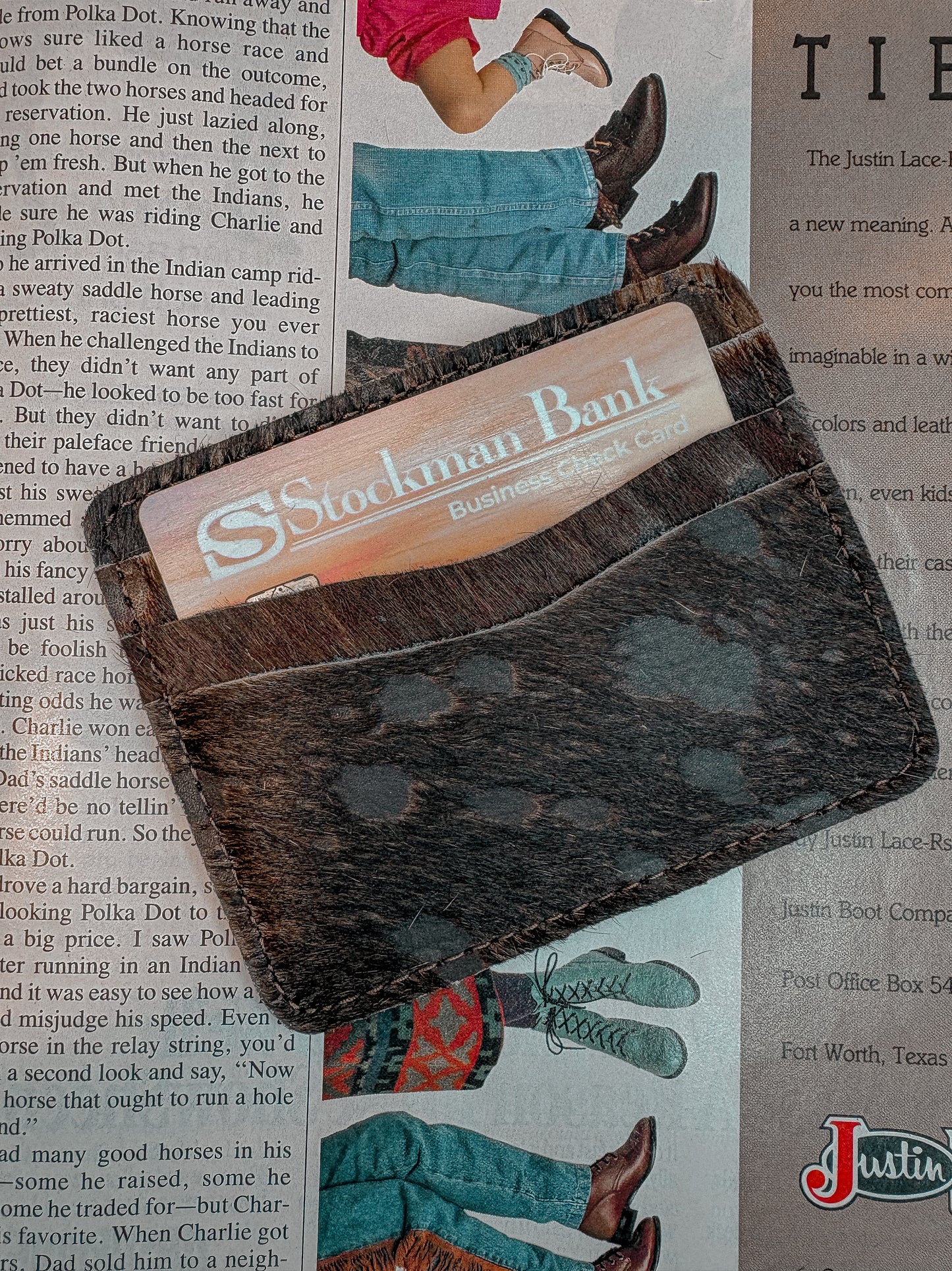Multi-Cowhide 6 Slot Card Holder