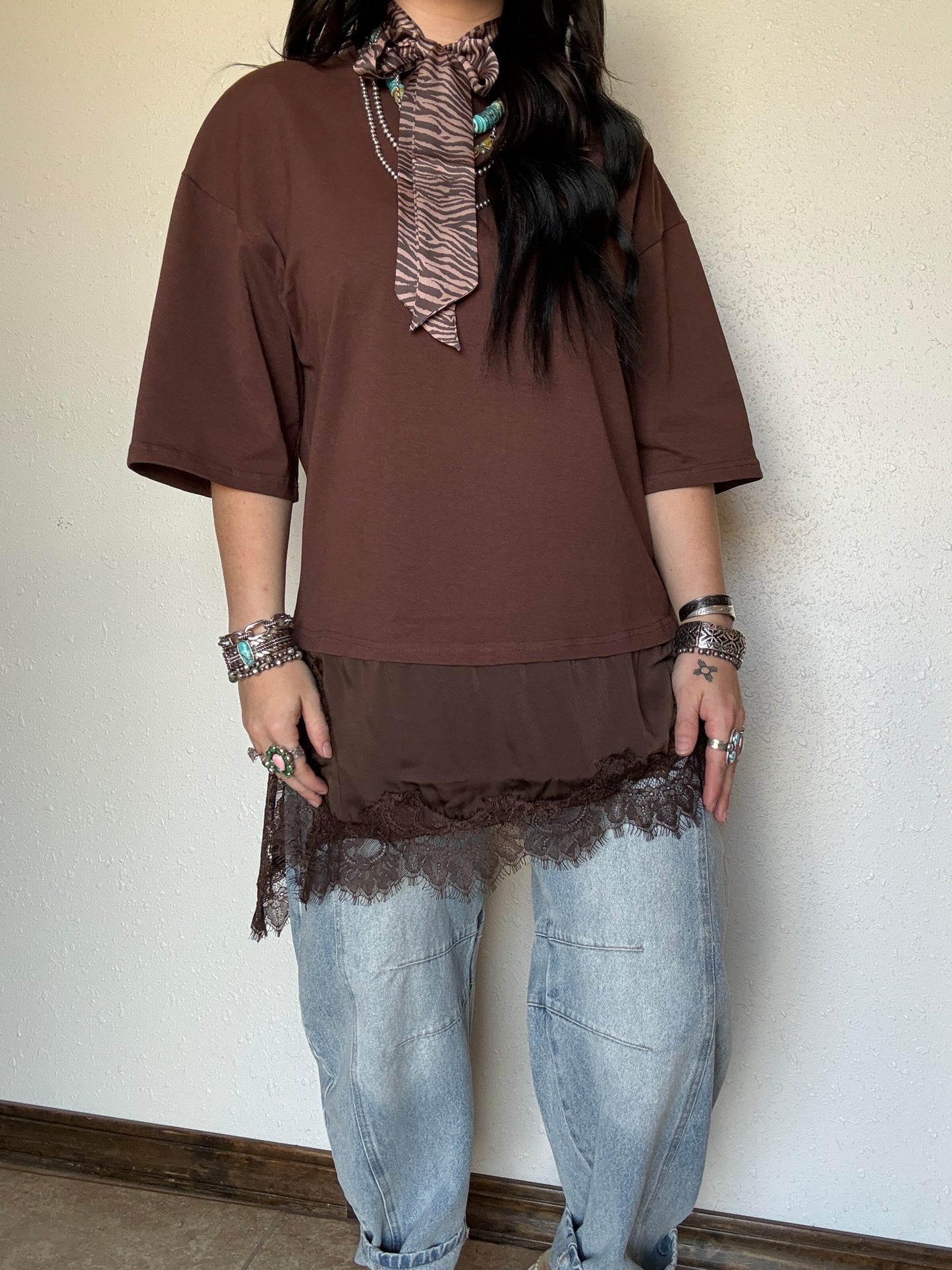 The Bay Pony Oversized Lace Tee