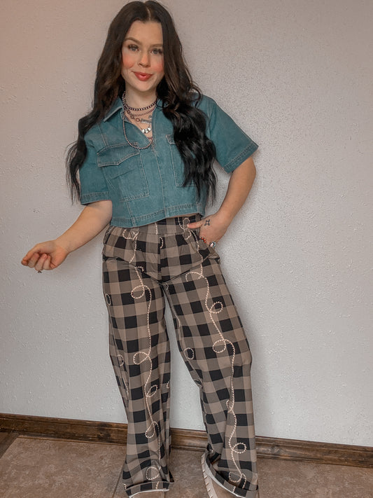 Gingy Rope Boxer Pants