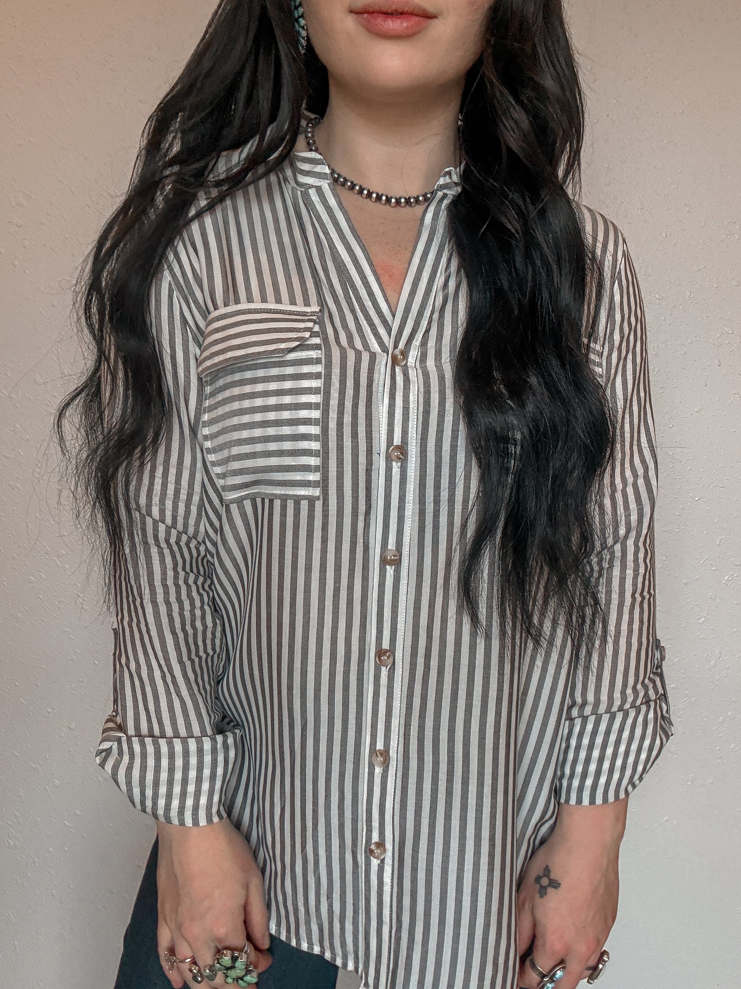 The Mesa Button Up *Black