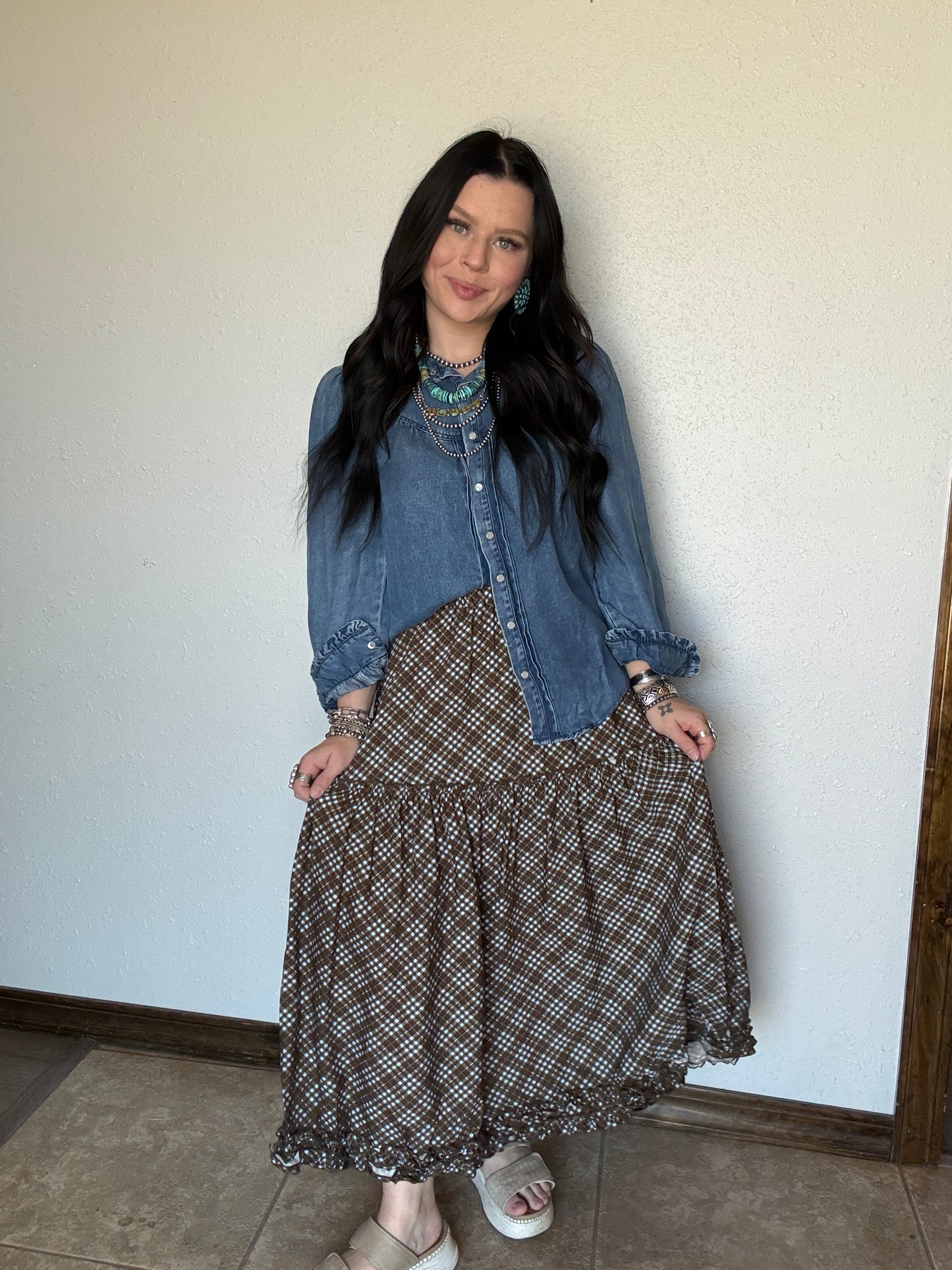 Prairie Picnic Maxi Skirt