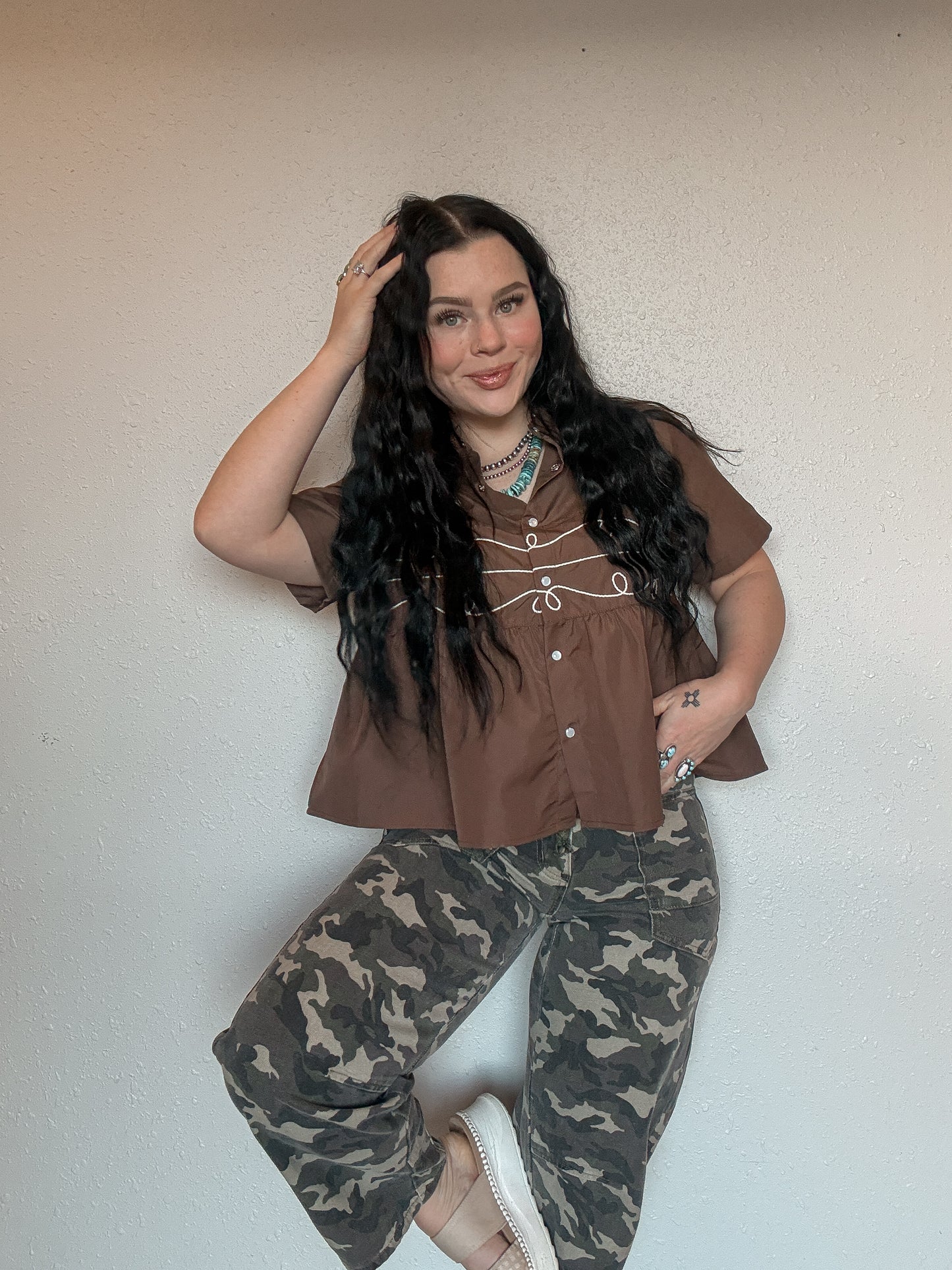 Loopty Lou Short Sleeve *Chocolate