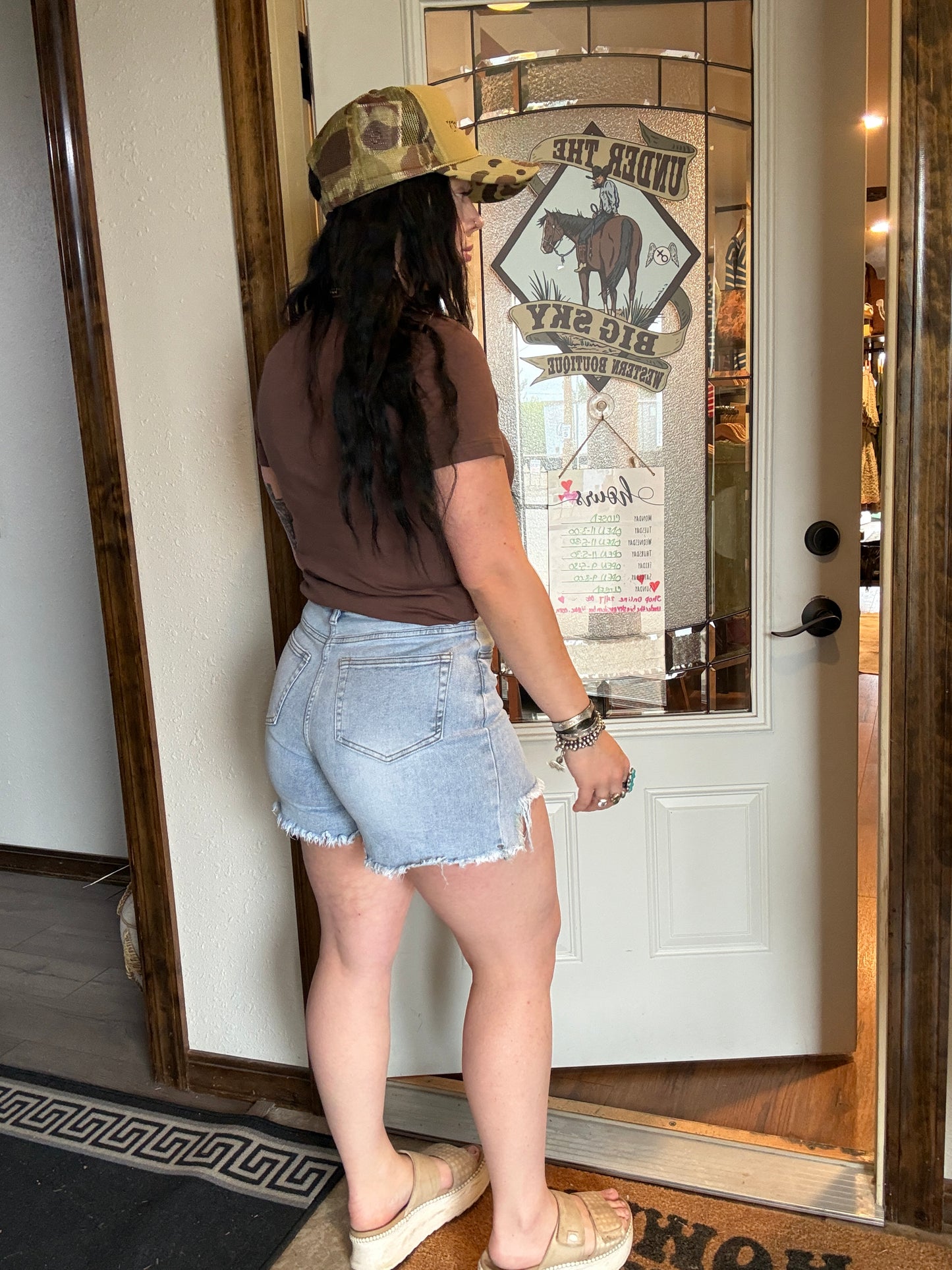 The Callie Denim Shorts
