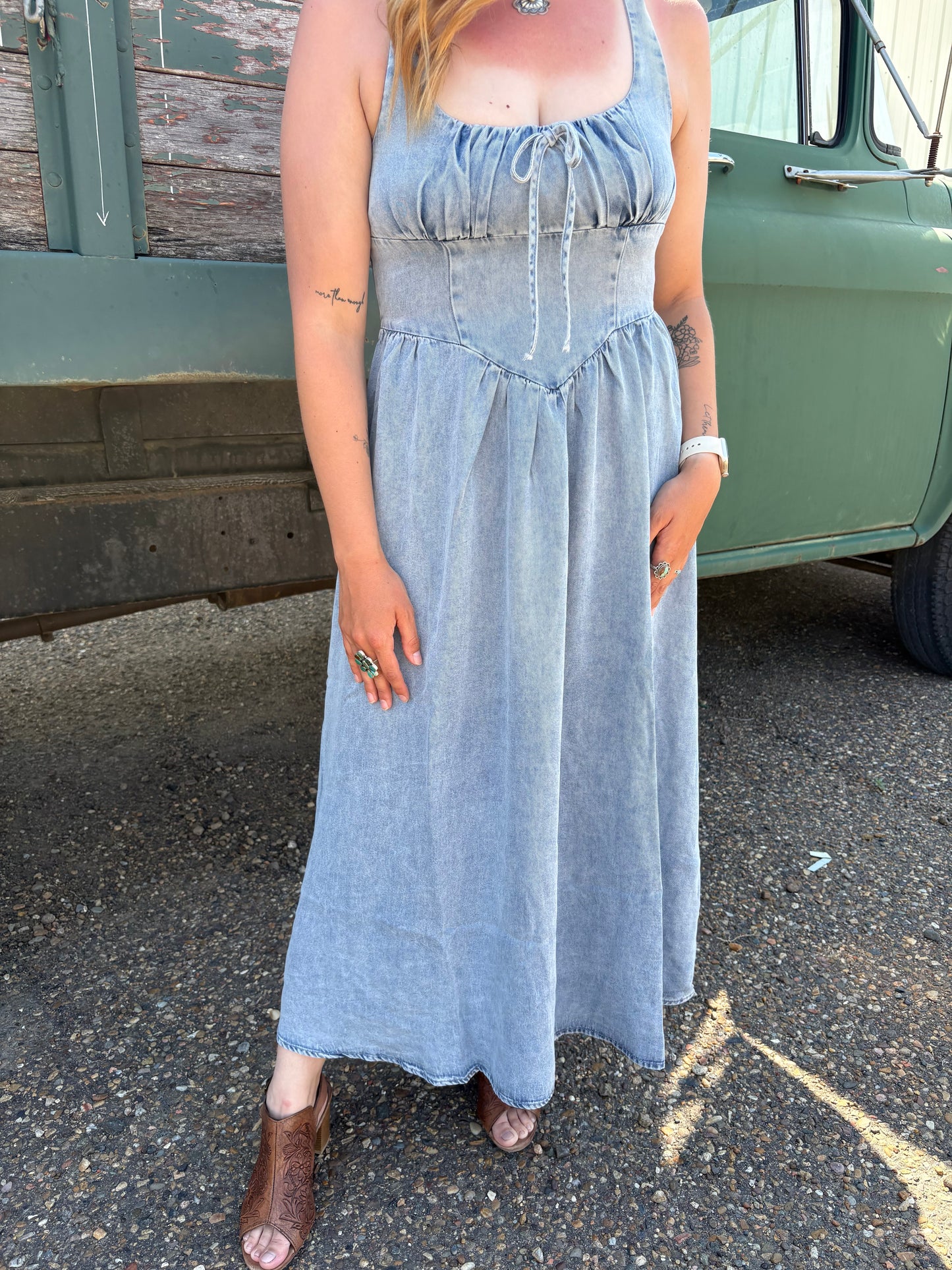 The Firework Denim Dress