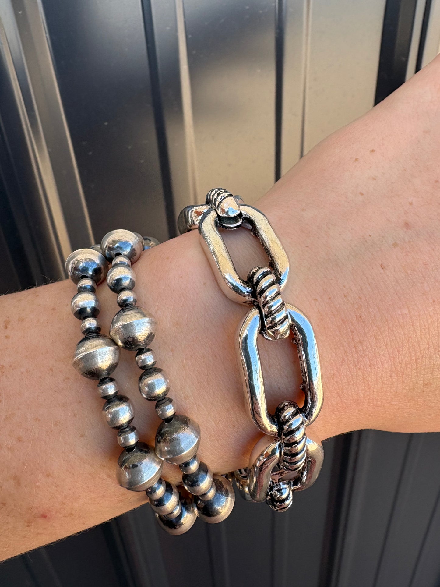 Linked Up Stretch Bracelet