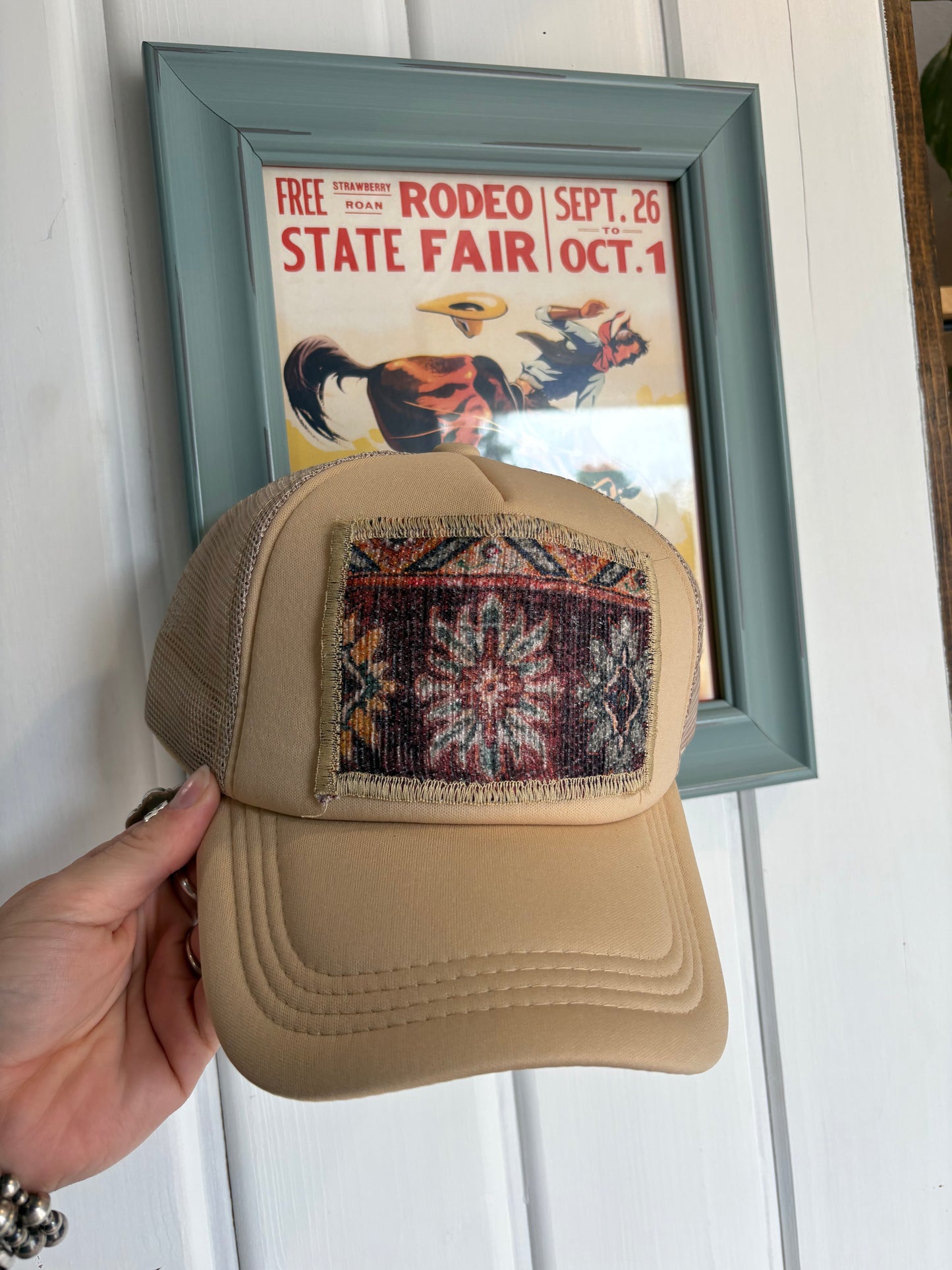 Maroon Tapestry Hat