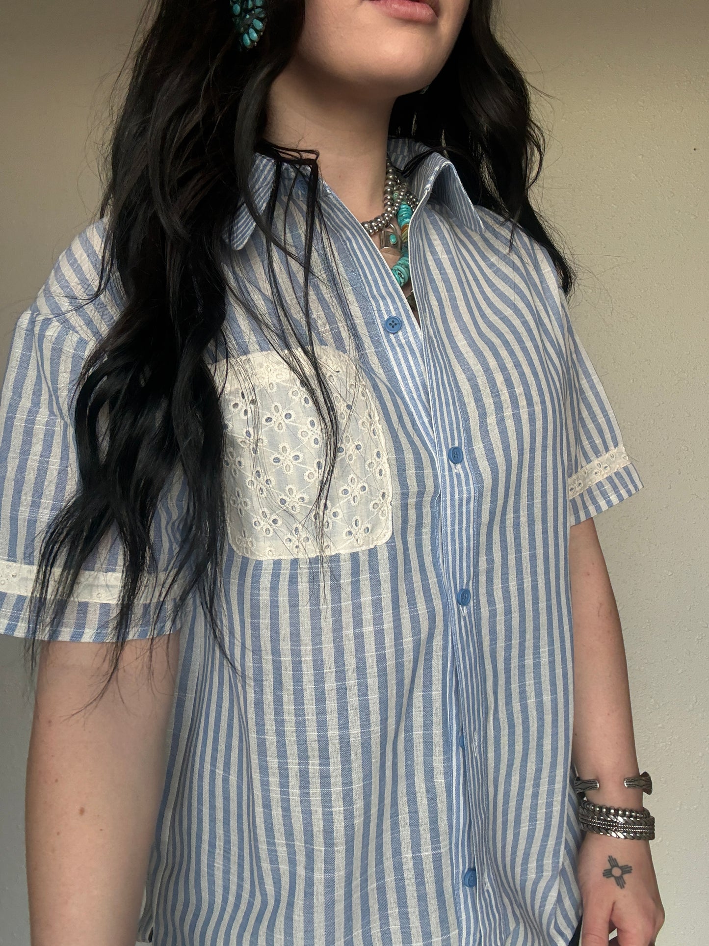 The Ester Button Up *Blue