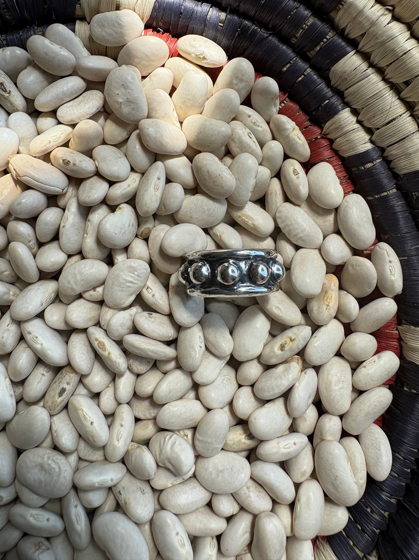 Sterling Silver Bubble Ring