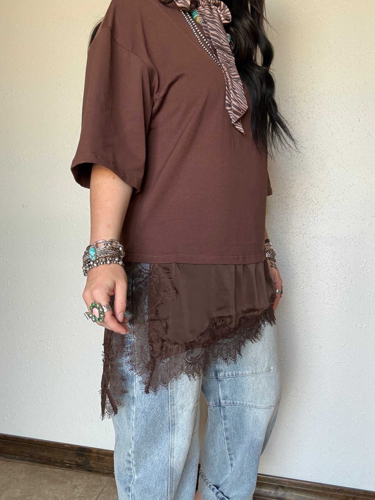 The Bay Pony Oversized Lace Tee