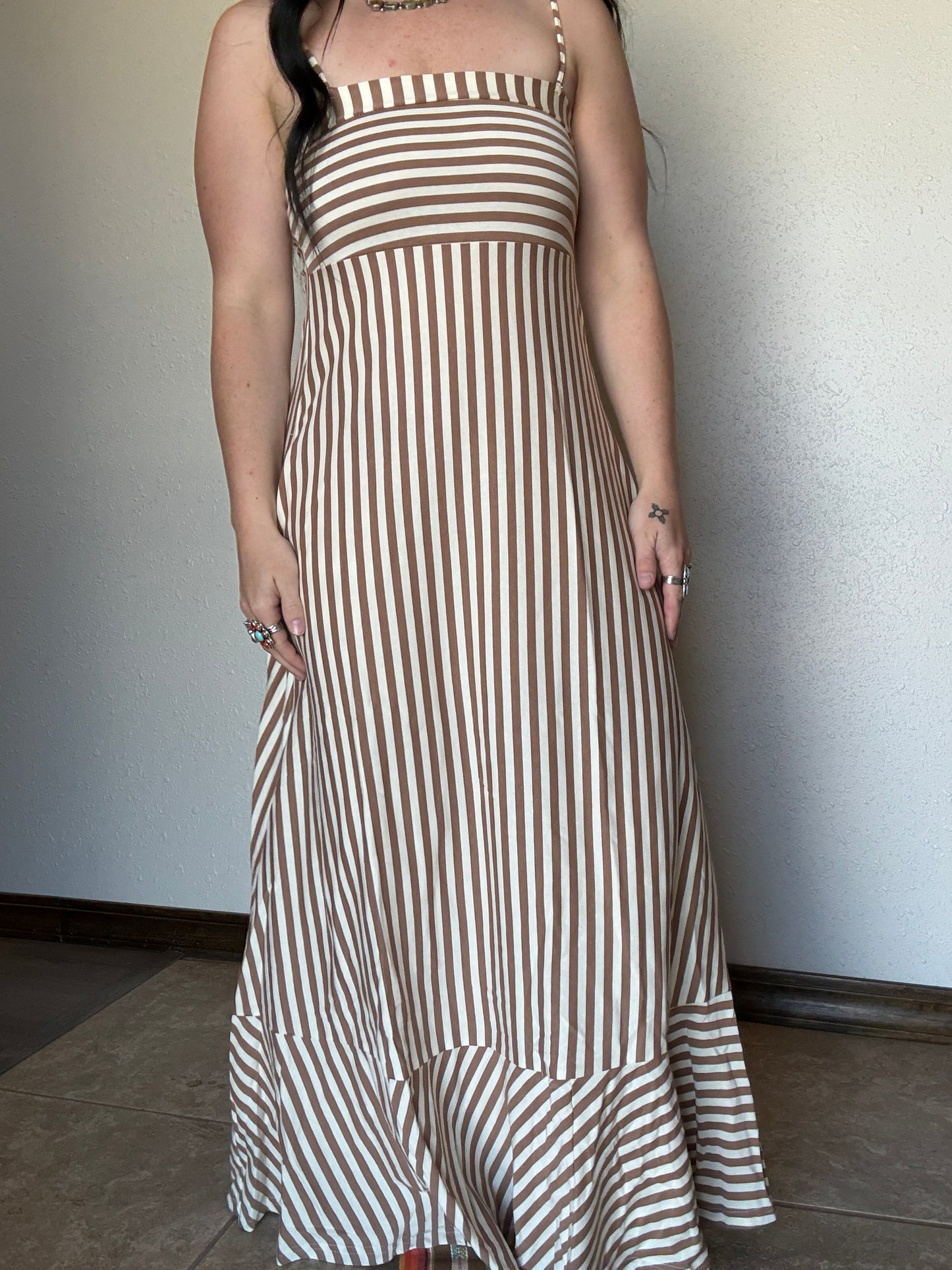 The Funnel Cake Maxi Dress