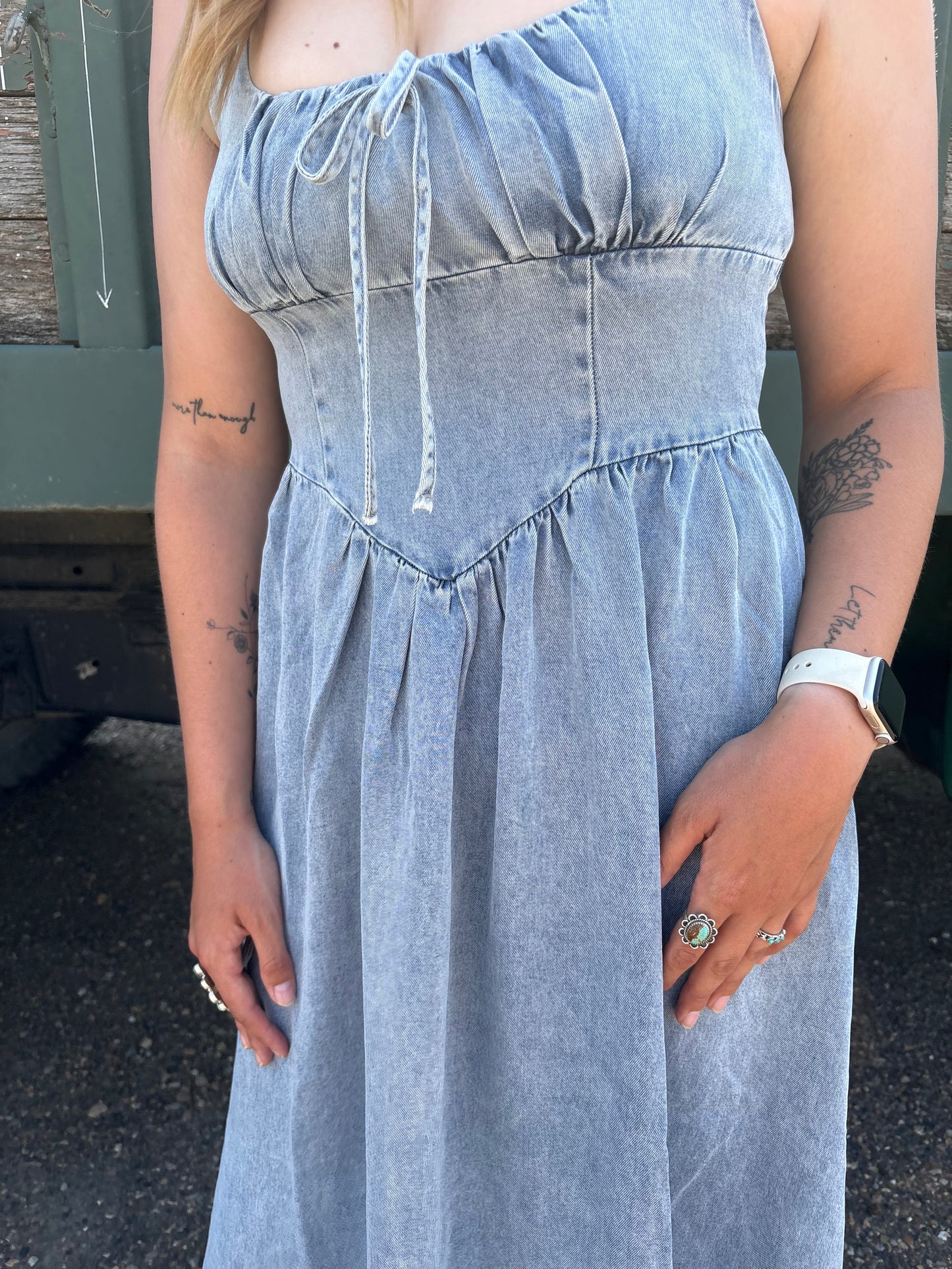 The Firework Denim Dress