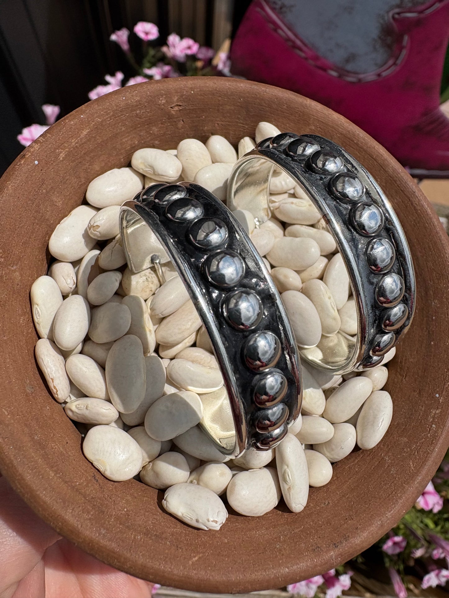 Bubble Hoop Earrings