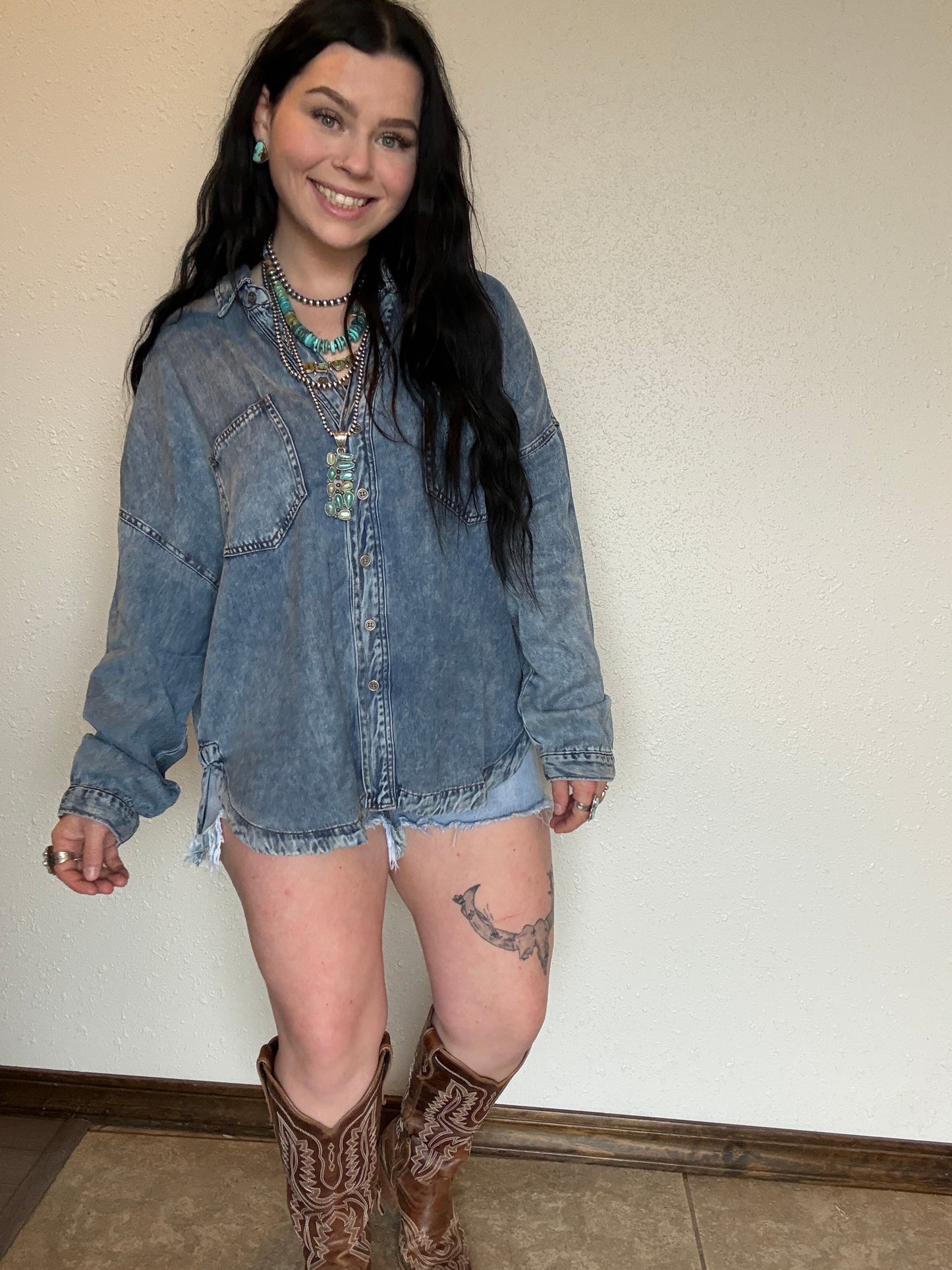 The Roper Denim Top
