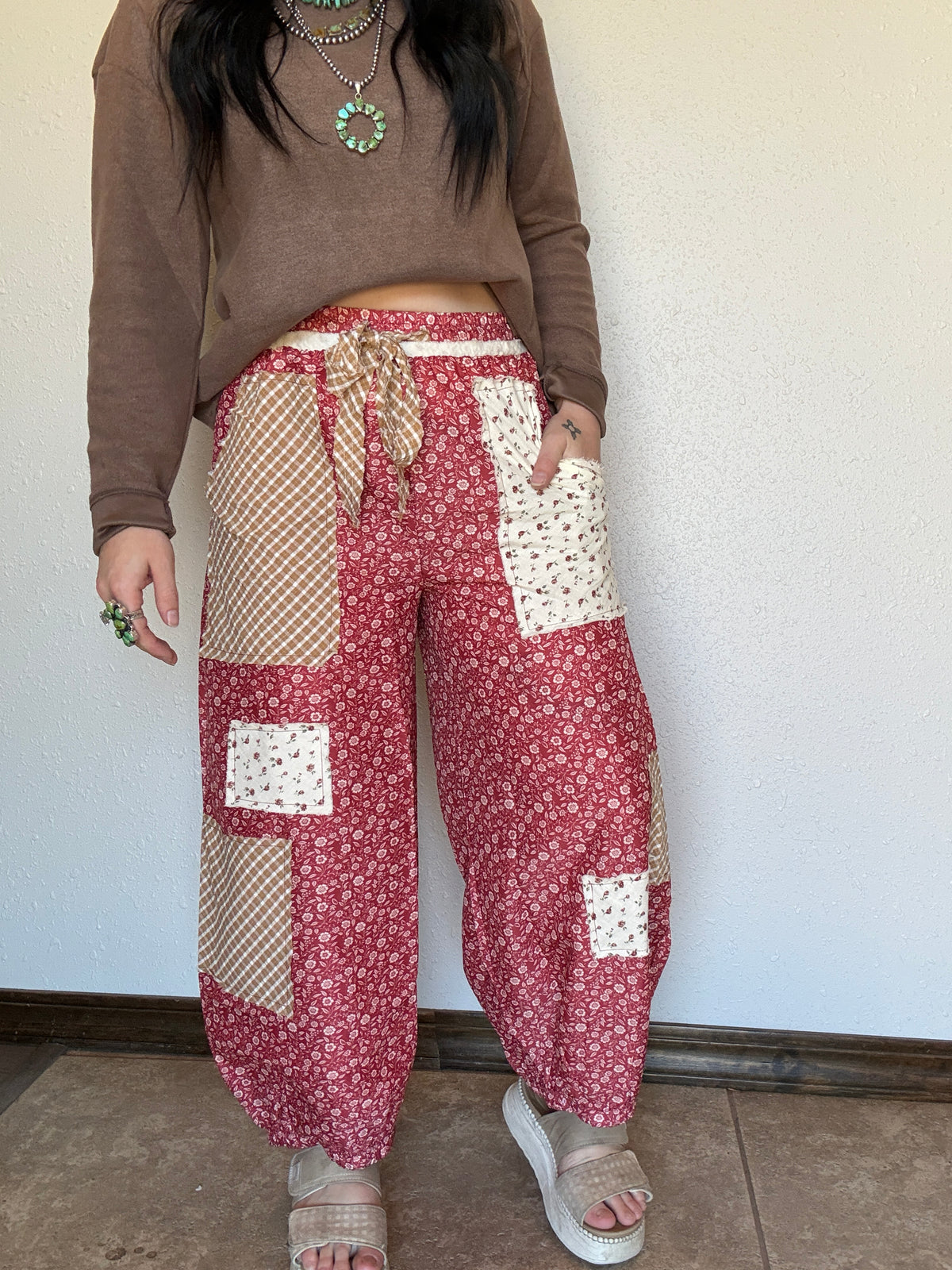 Fall Bloom Ballon Pants