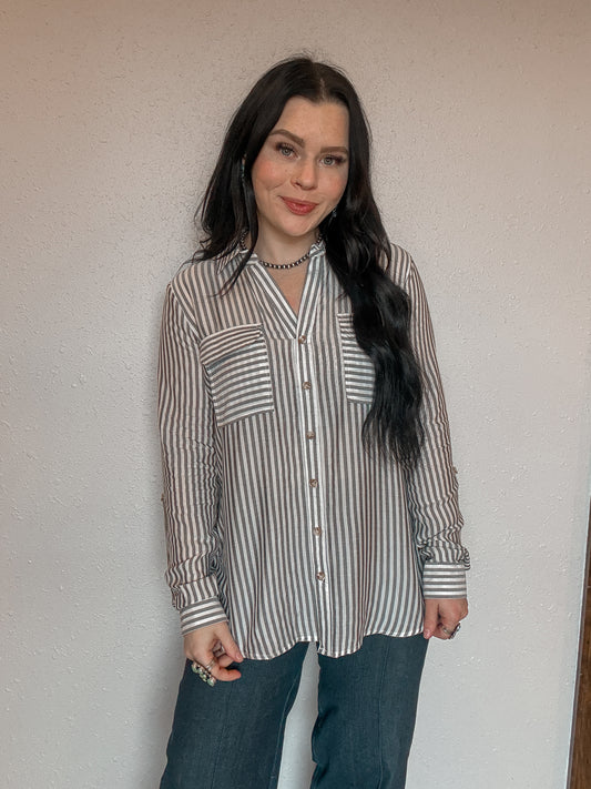 The Mesa Button Up *Black