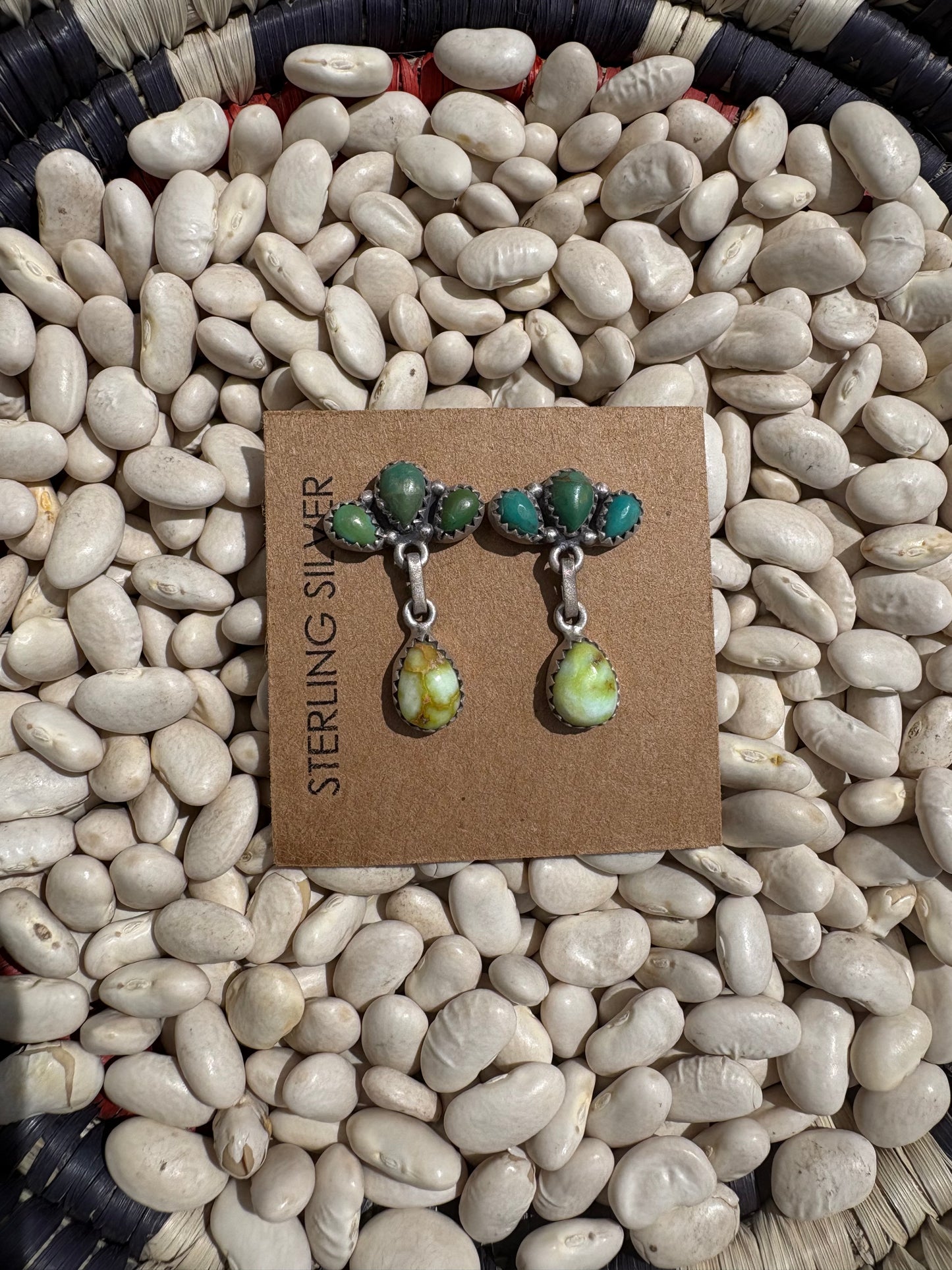 Mojave Turquoise & Palomino Dangles