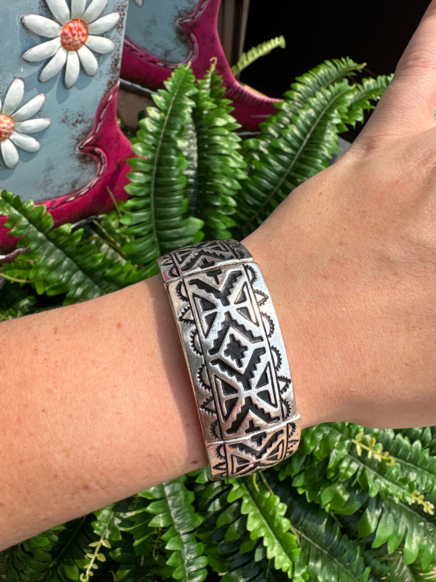 Aztec Stretch Bracelet