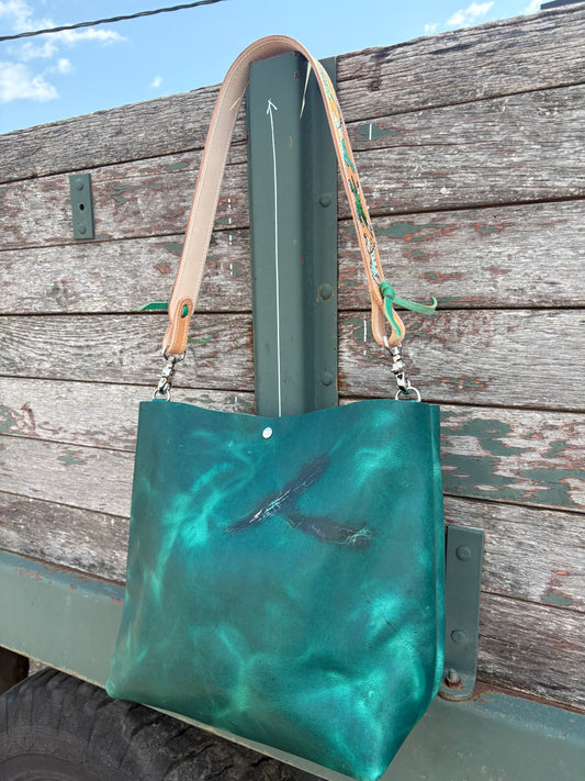 Wild Ponies Tote Bag *Teal