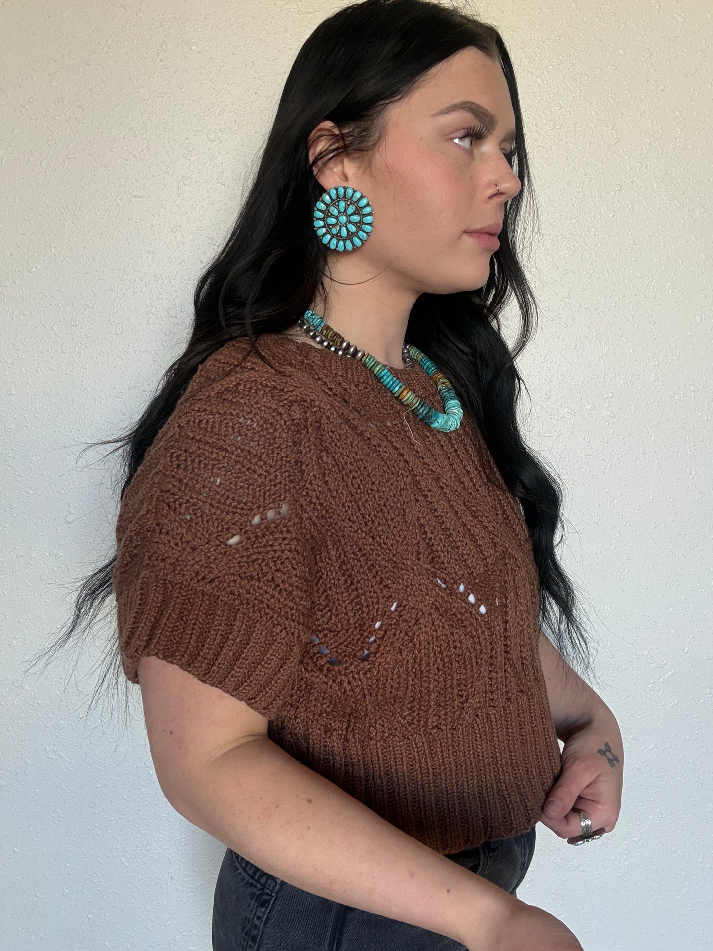 The Missy Crochet Top *Chocolate