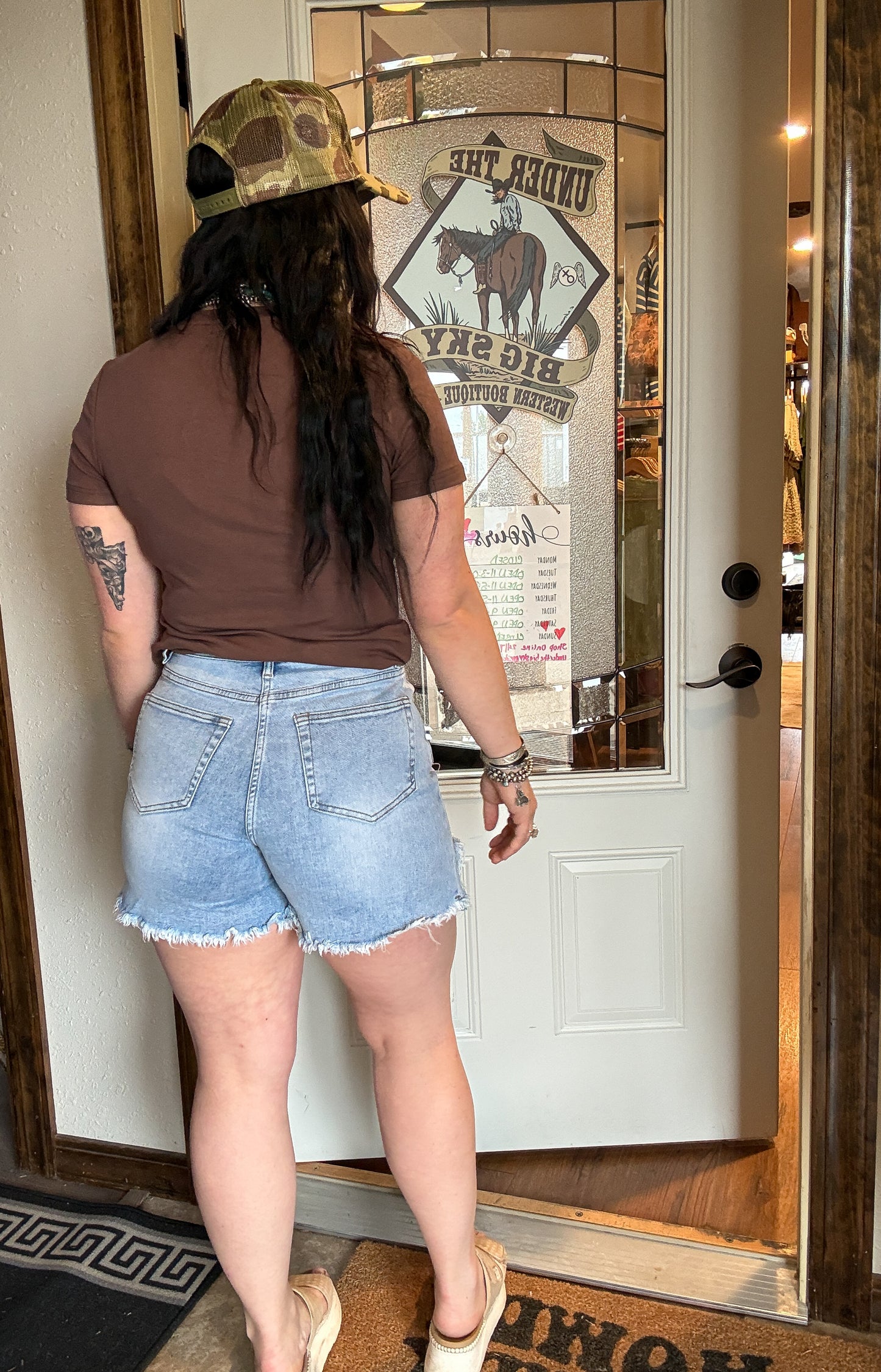 The Callie Denim Shorts
