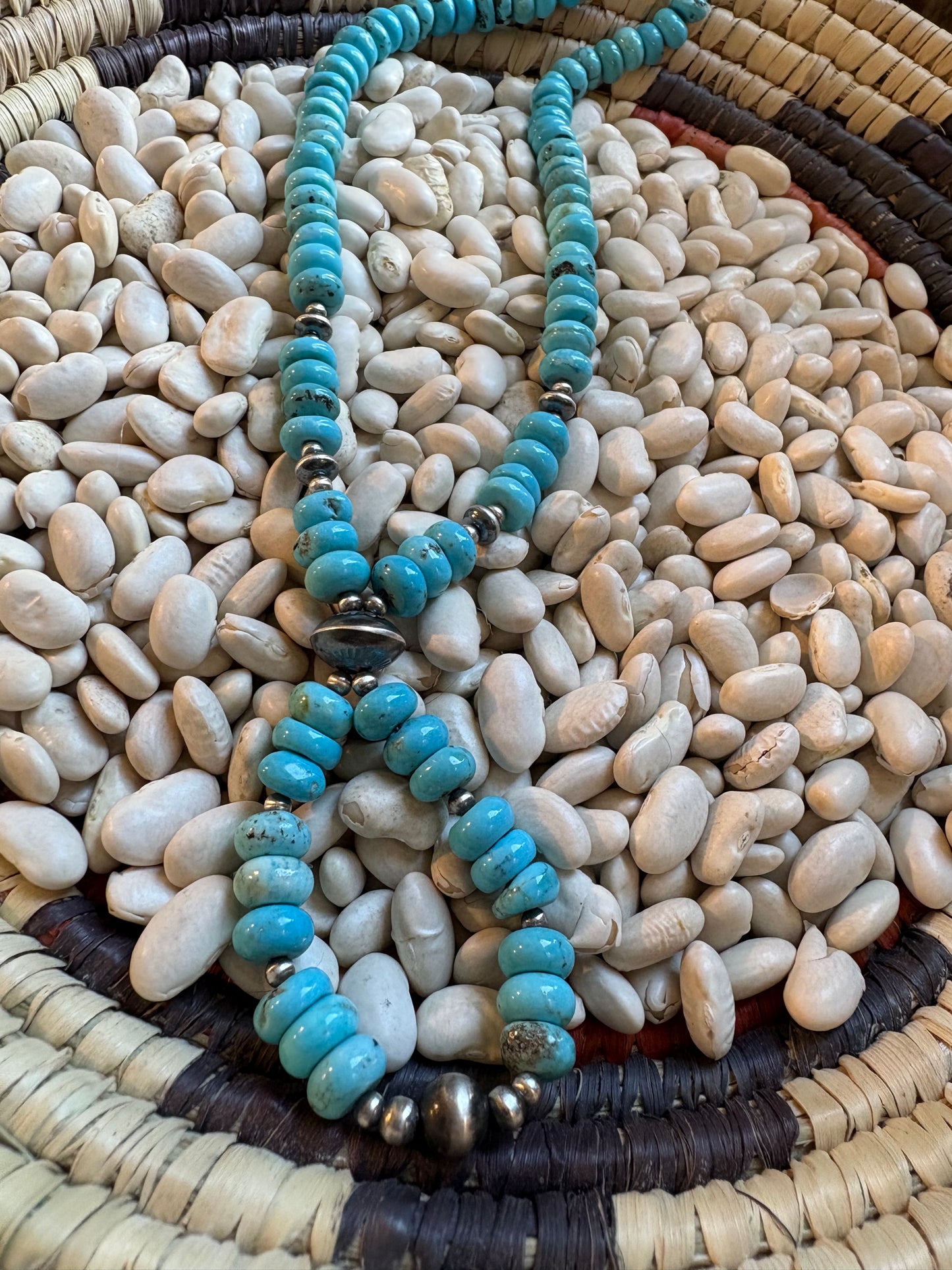 Royal Turquoise Lariat Necklace