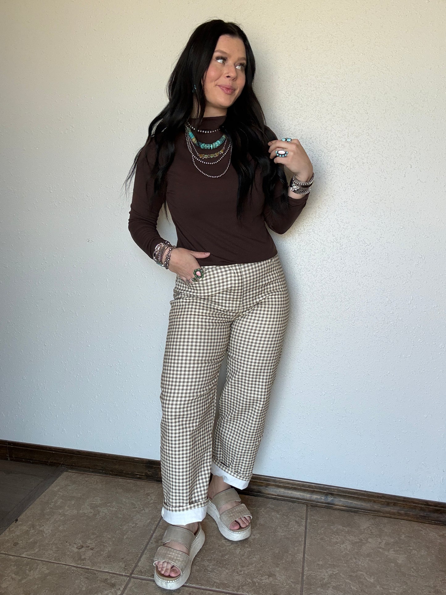 The Cowboy Check Pants