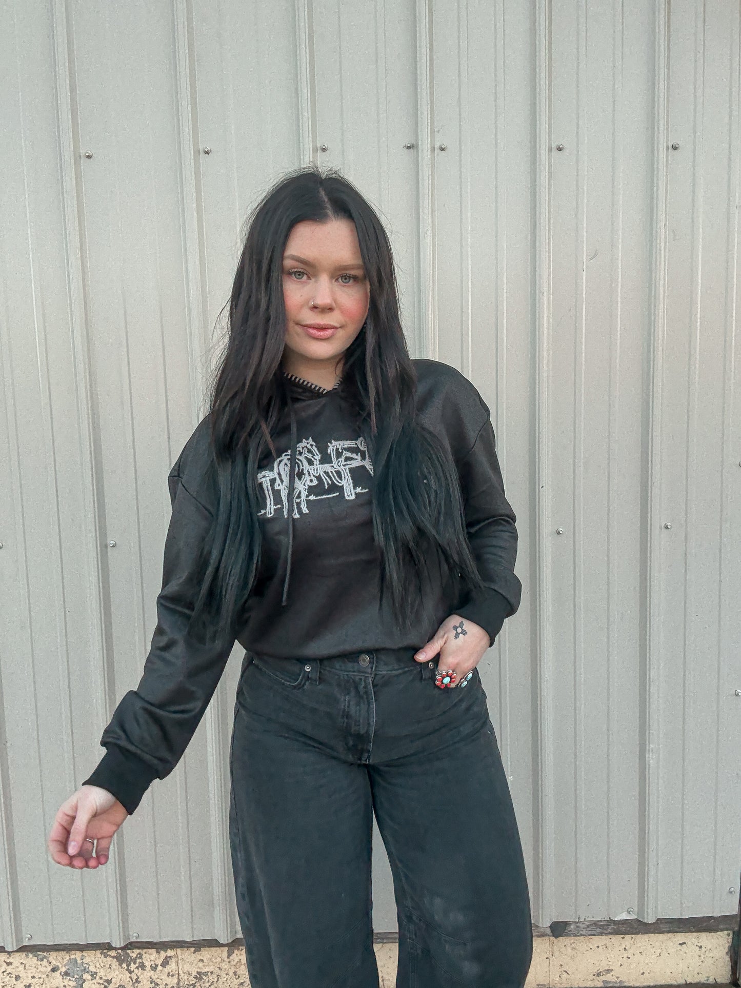 Leather Butts Hoodie