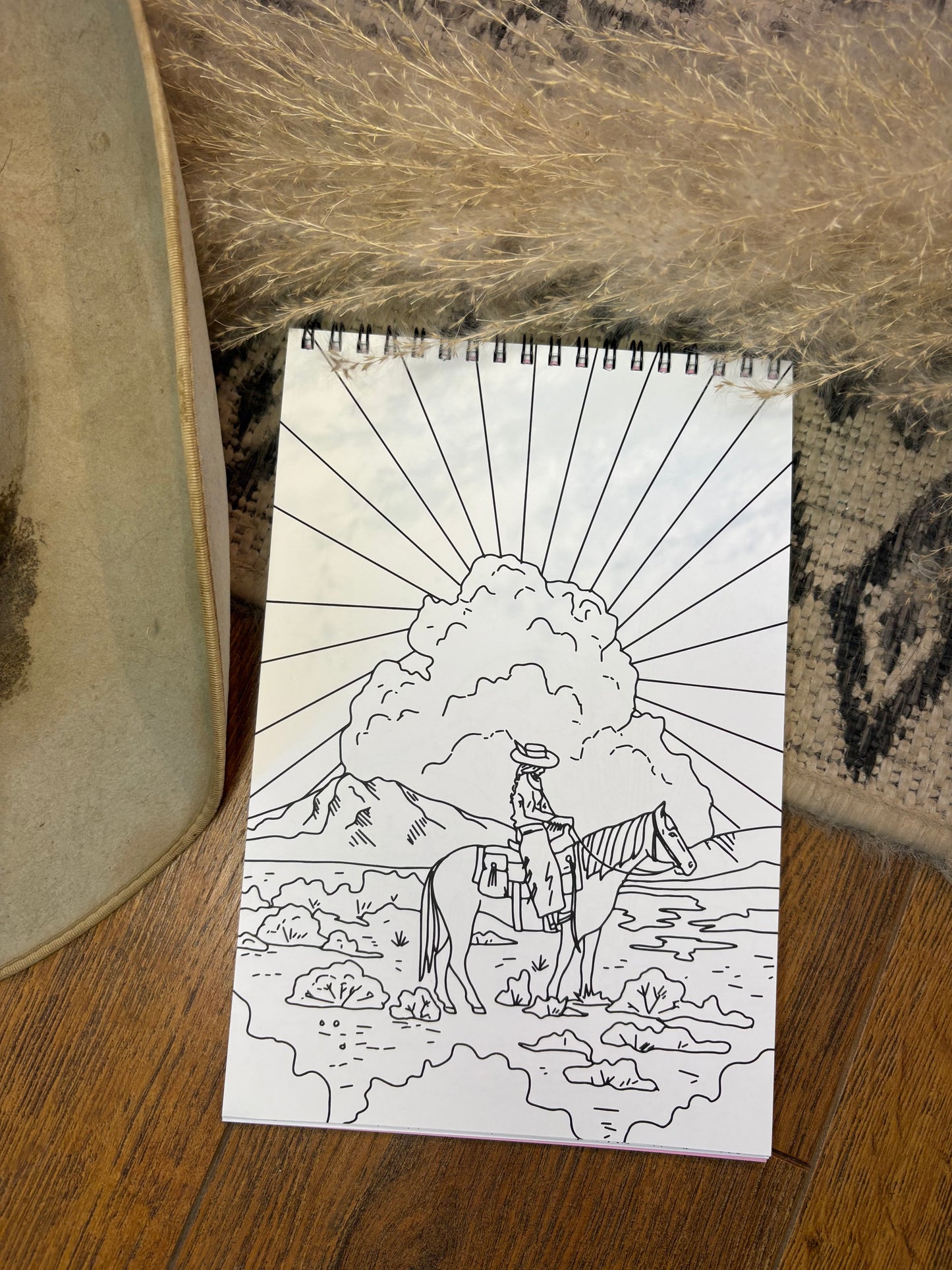 Cosmic Cowgirl Coloring Book