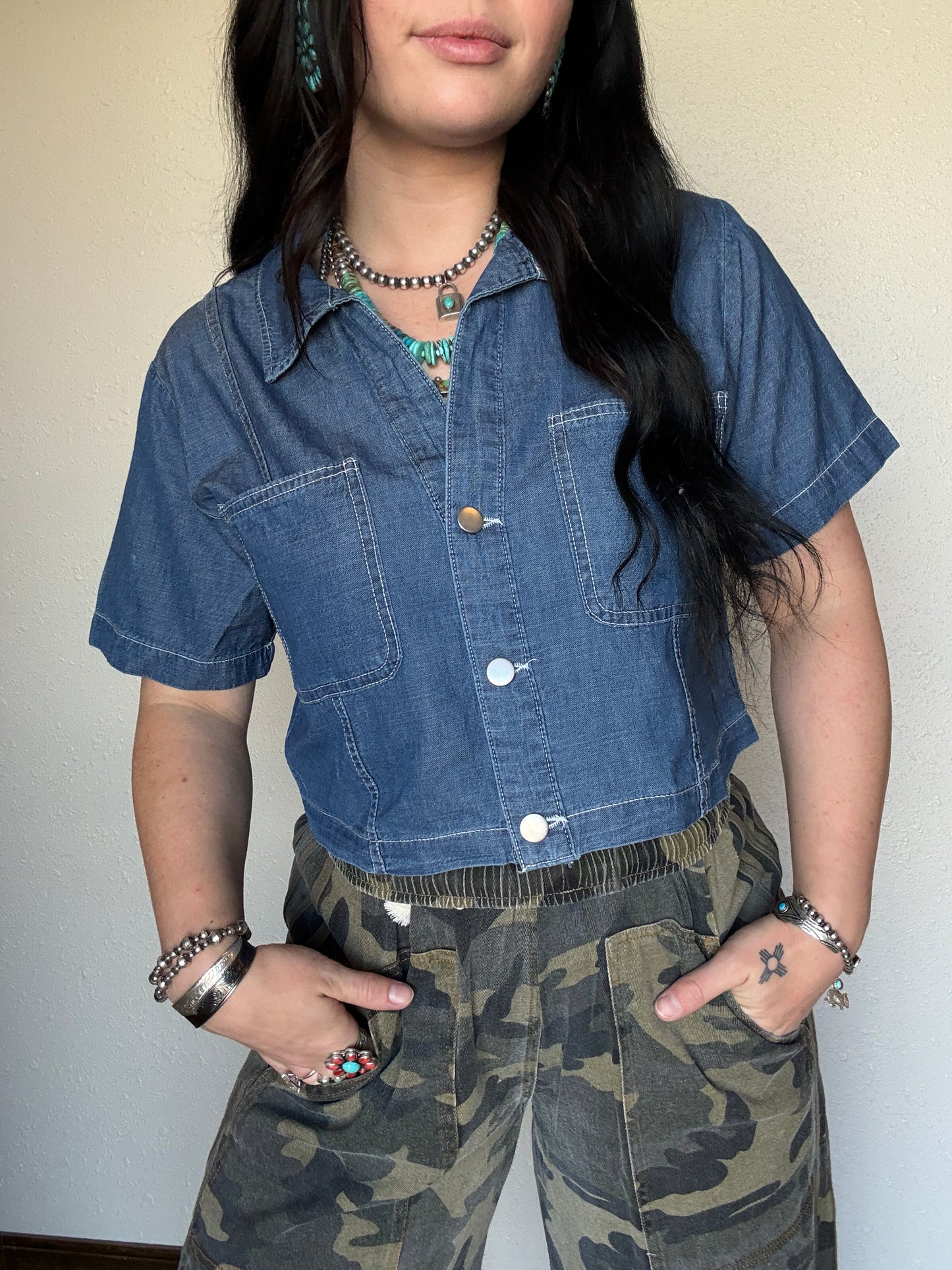 The Indigo Cropped Denim