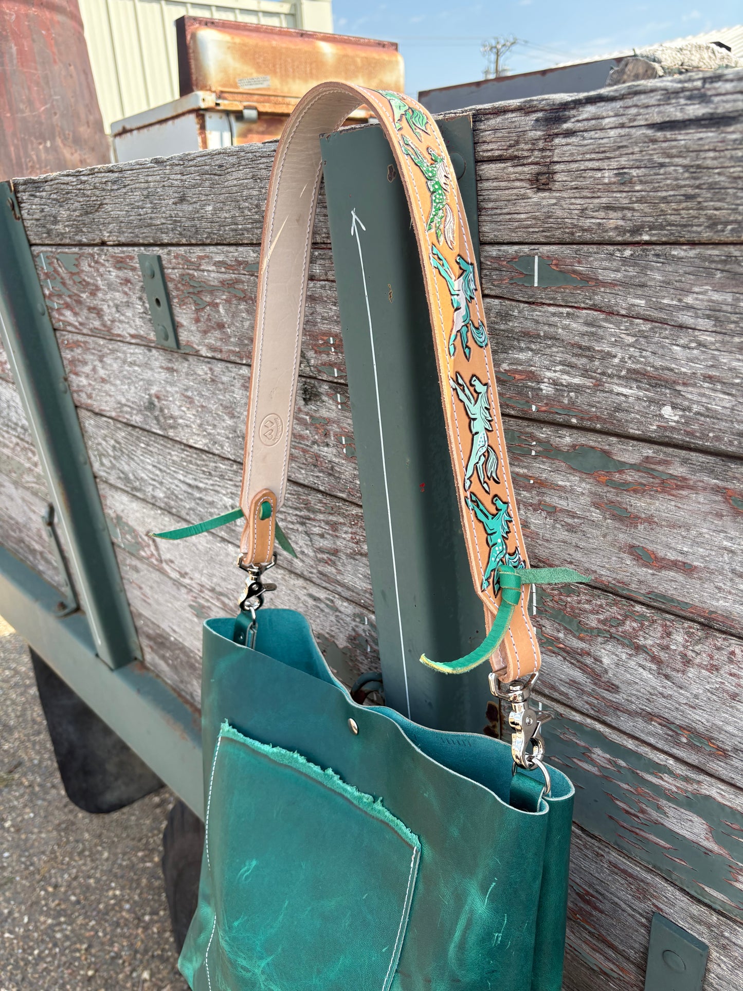 Wild Ponies Tote Bag *Teal