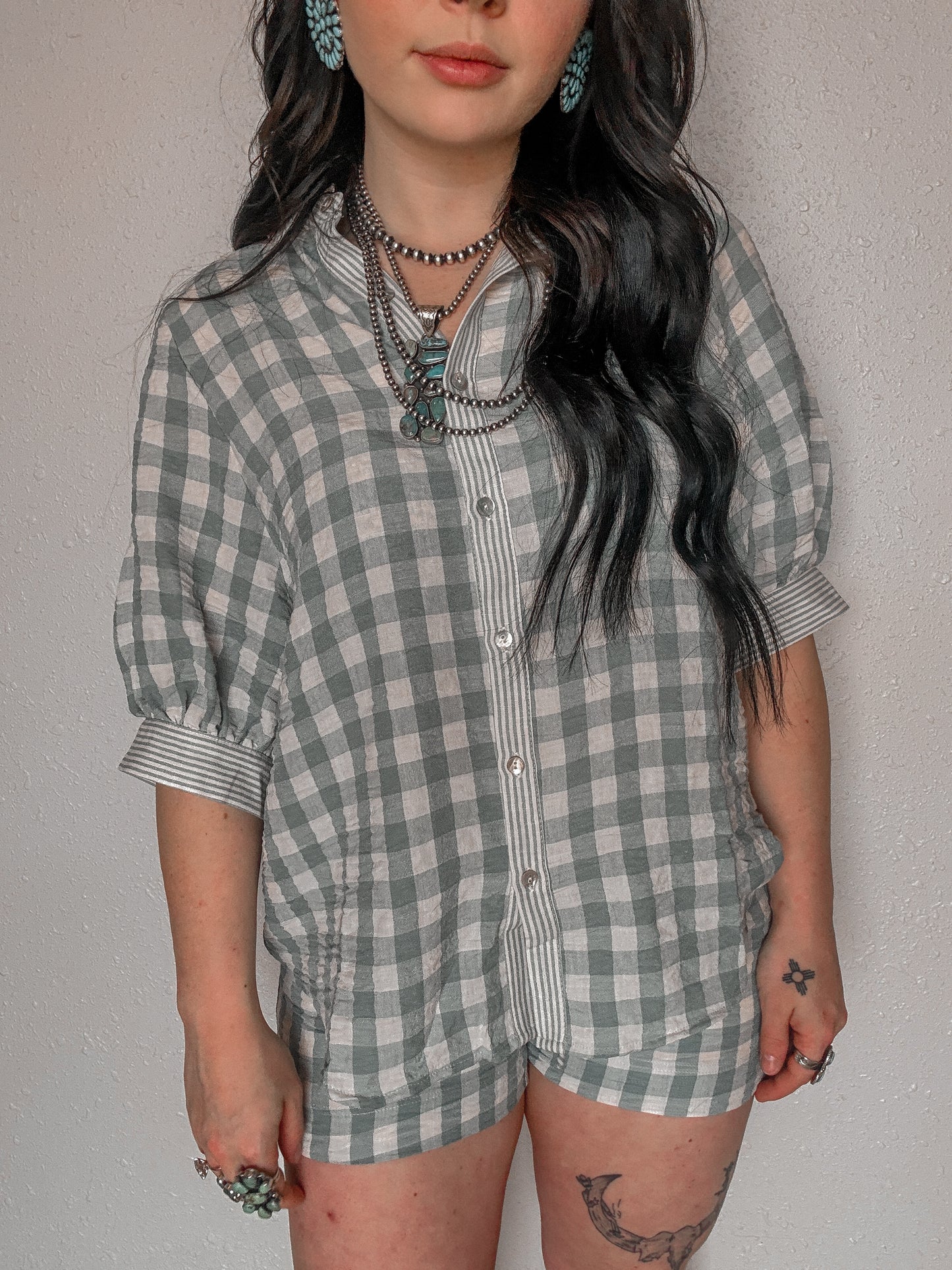 Prairie Breeze Gingham Set