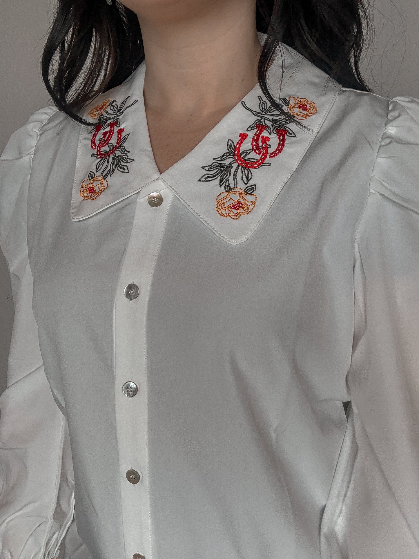 The Macy Embroidered Blouse