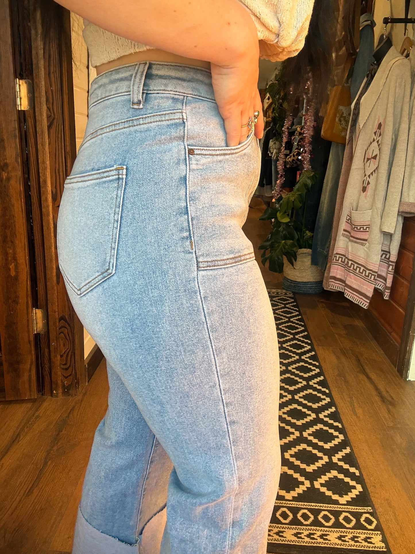 The Betsy Cuffed Denim