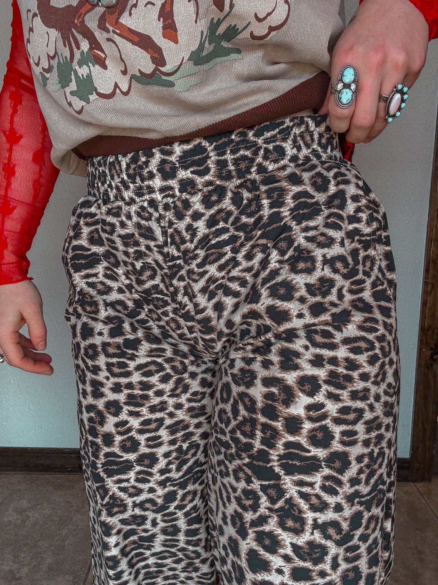 Leopard Boxer Pant