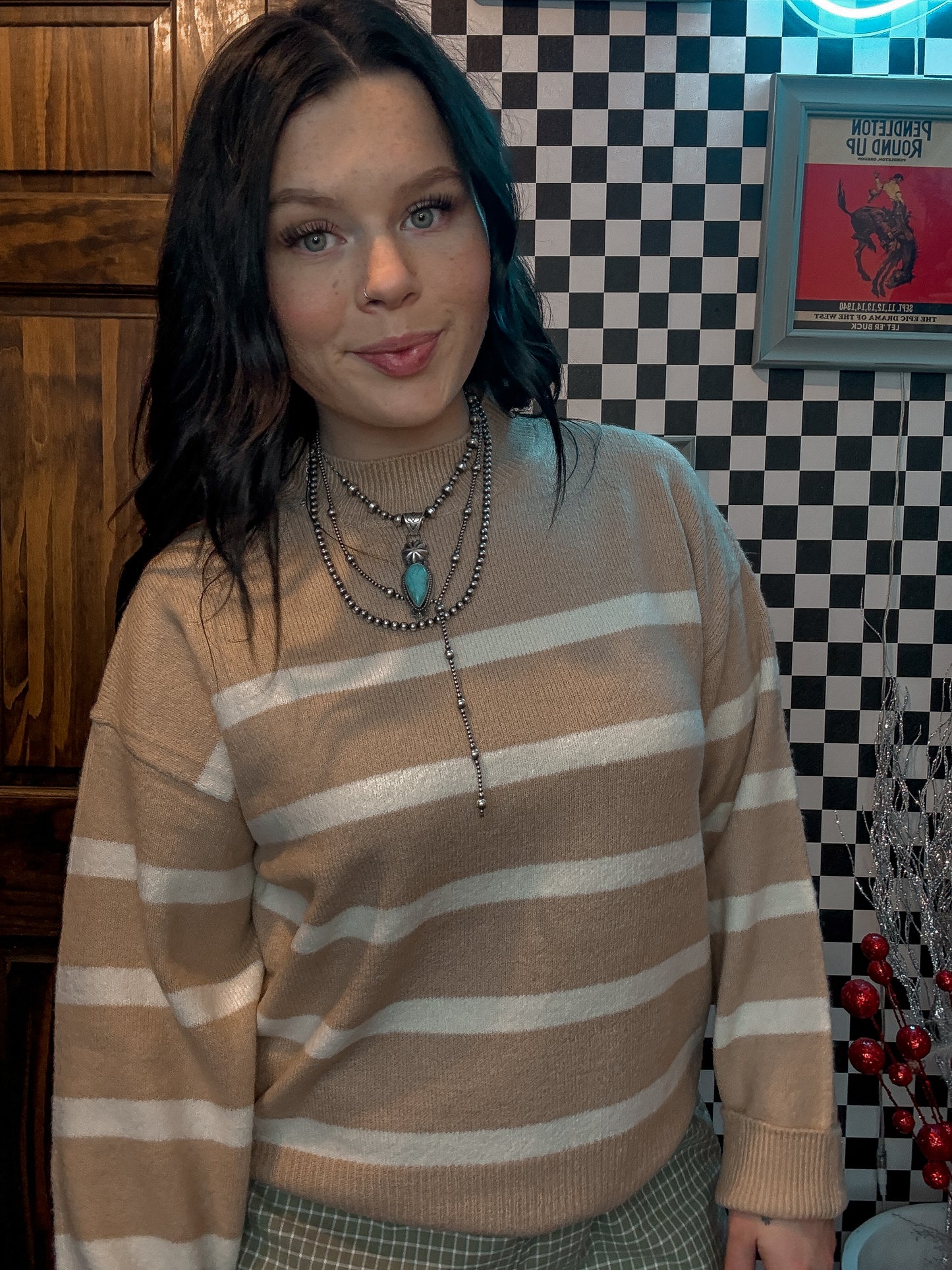 Palomino Striped Sweater