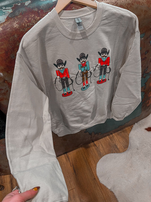 Cowboy Nutcracker Crewneck