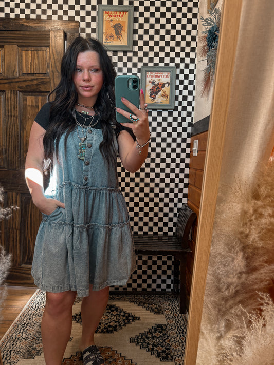 Downhome Darlin’ Denim Dress