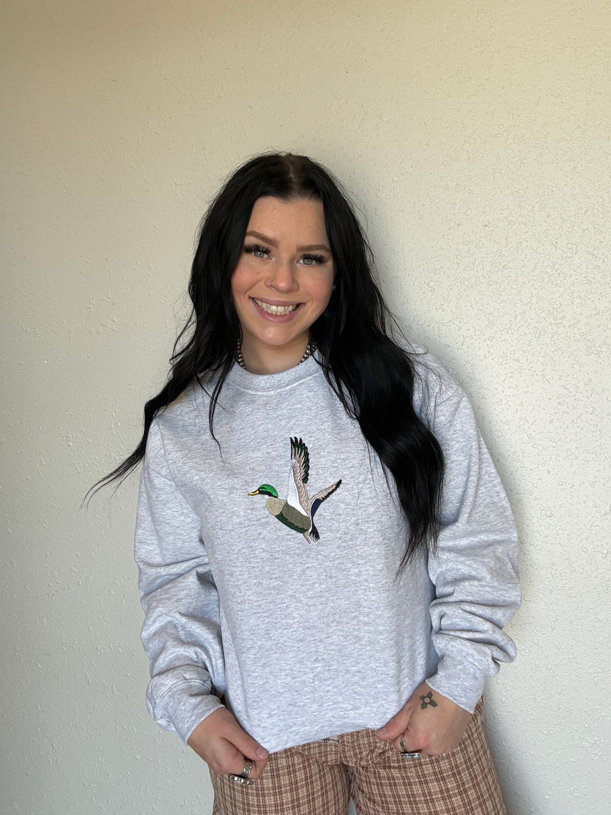 The Mallard Embroidered Crew