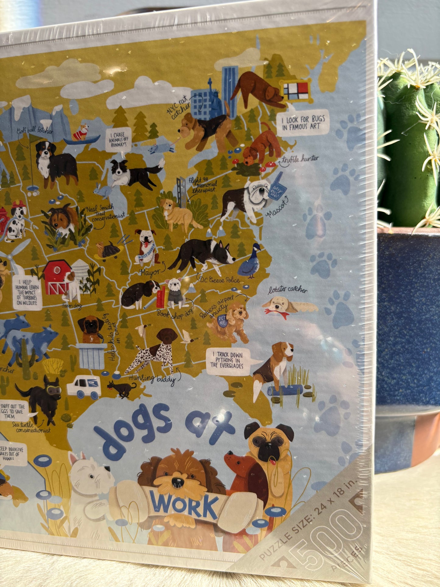 Dogs At Work 500 Piece Puzzle