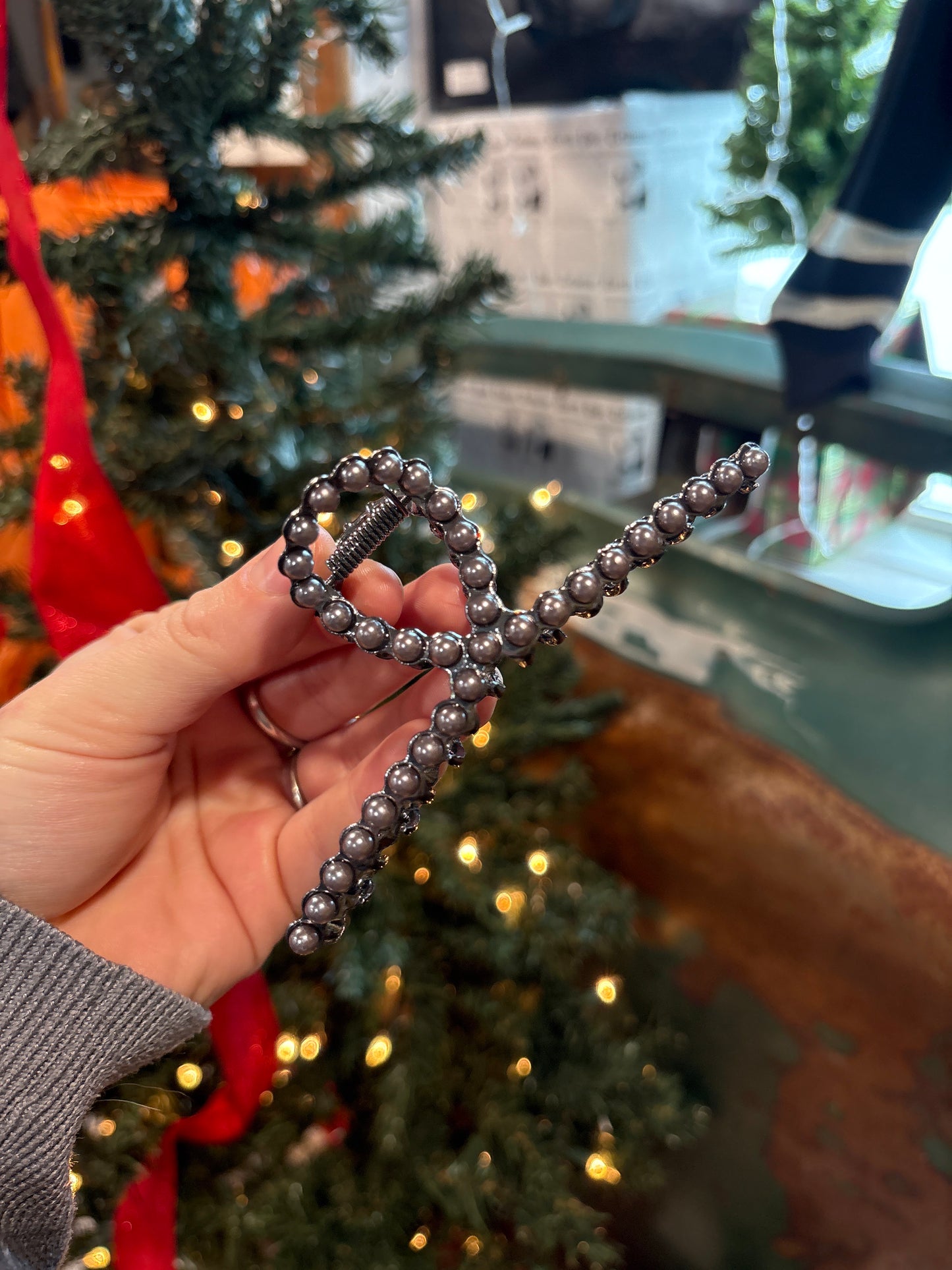 Metal Silver Claw Clip