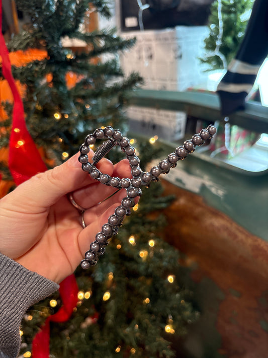 Metal Silver Claw Clip