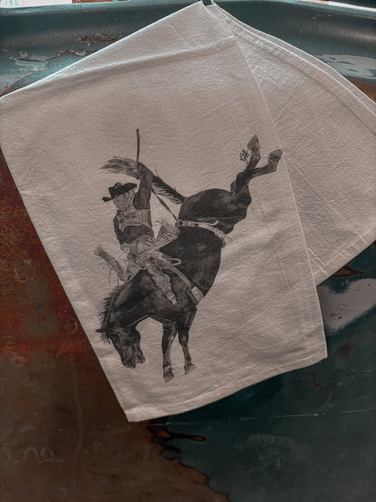 Cotton Dish Towel *Bronc