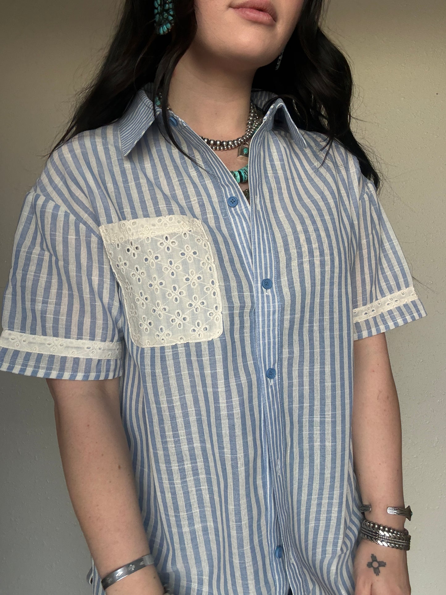The Ester Button Up *Blue