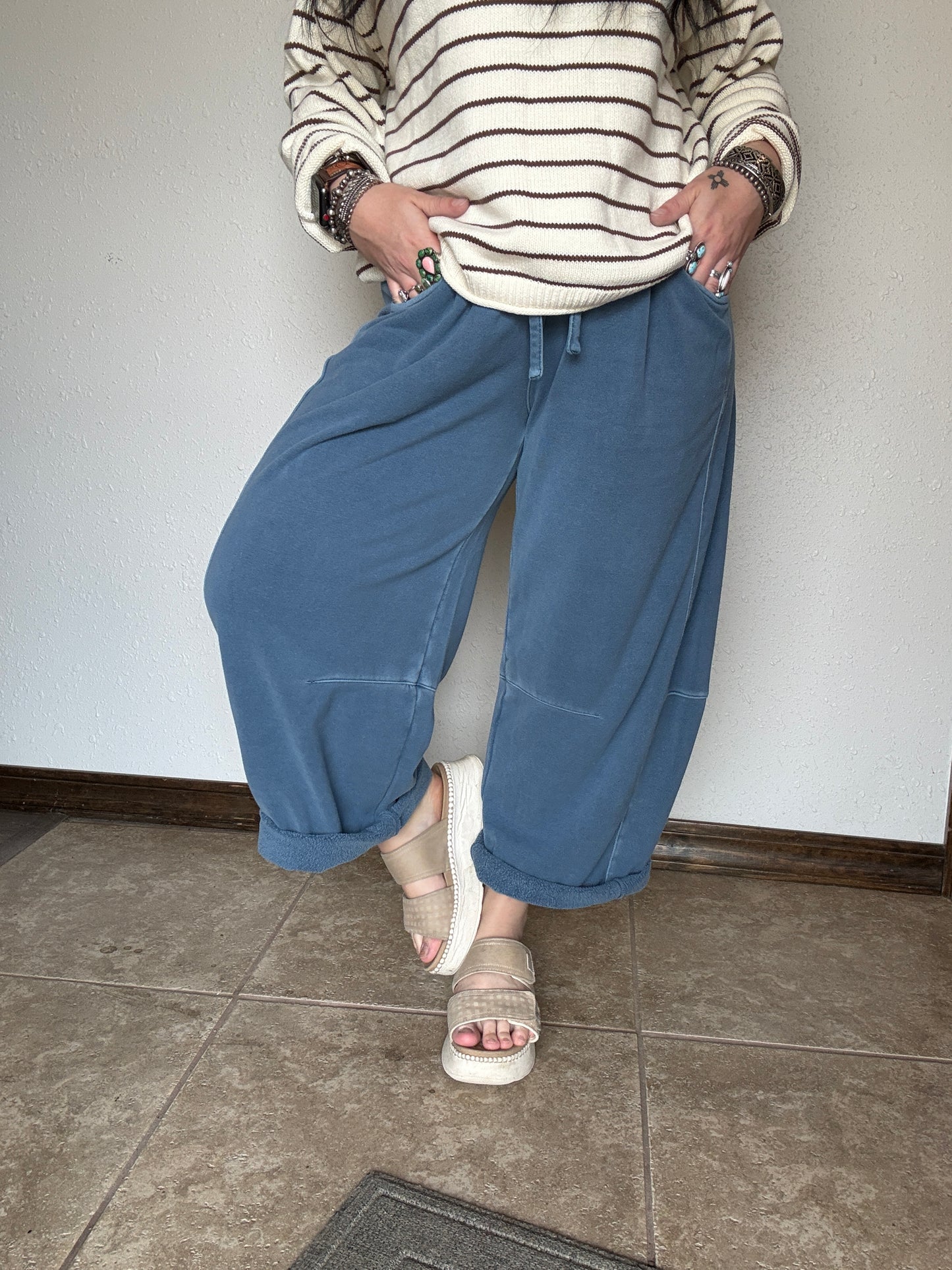 The Blue Cowboy Barrel Sweatpant