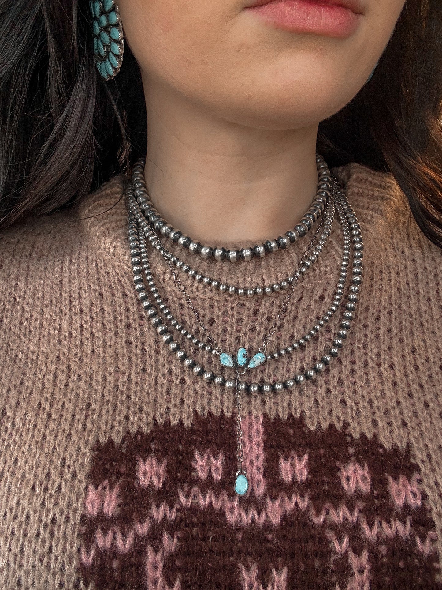 Golden Hills Lariat Necklace