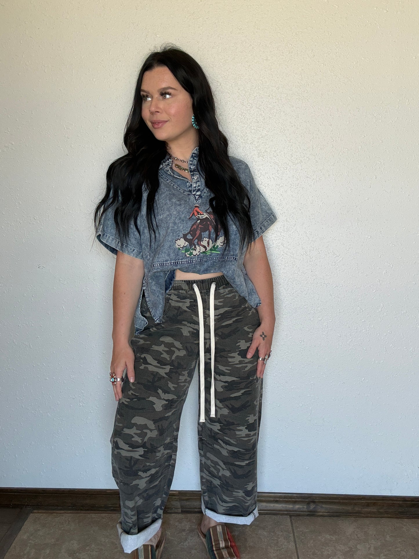 The Mane Denim Top