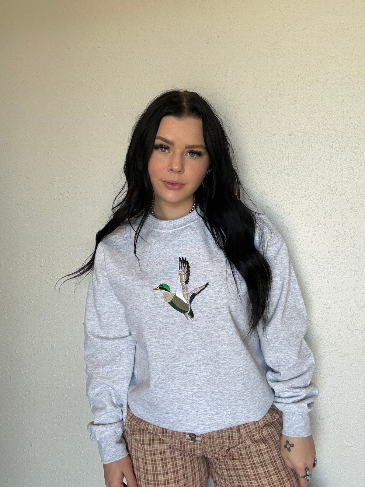 The Mallard Embroidered Crew