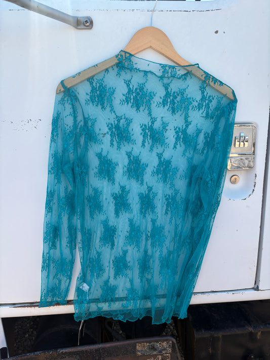 Lace Undershirt *Teal